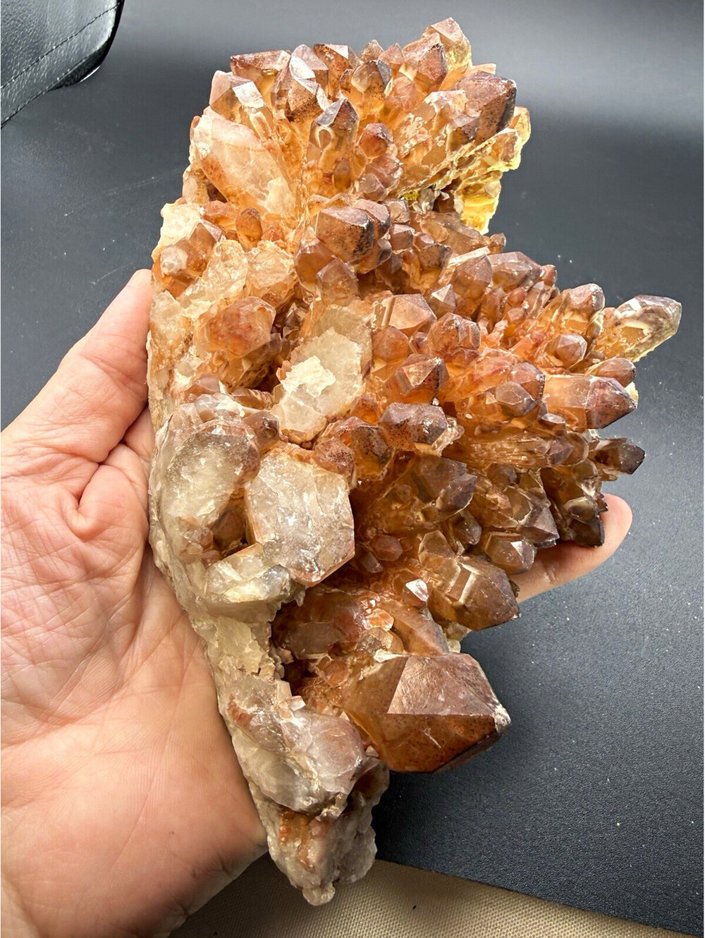 Orange River Quartz Cluster 2.190 LB (993g) South Africa Mineral Specimen